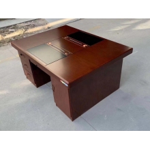 1.4米木皮對(duì)面桌