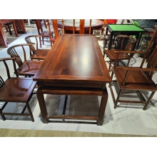 1.8米榆木茶桌套組